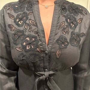 Veronica Beard Black Lace Dress